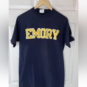 Emory University Vintage Tshirt Adult Medium Blue Champion